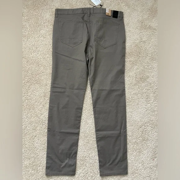 NWT - PrAna Men's Ulterior Pant Slim Size 40x34 Color Mud NEW Organic Cotton